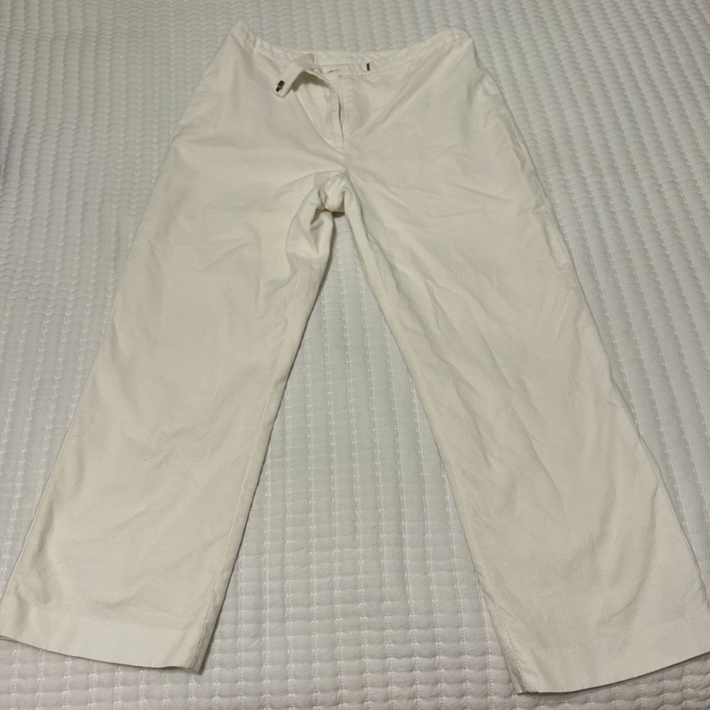 Ann Taylor Loft, White Shell Pants, Size 8